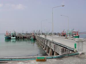 Pier im Fischerhafen
