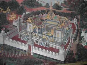 Wandmalereien im K�ngspalast
